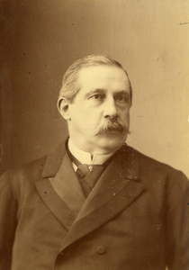104026 Portret van mr. C.G. Berger van Hengst, geboren 1828, rechter bij de Arrondissementsrechtbank (1863-1874), ...